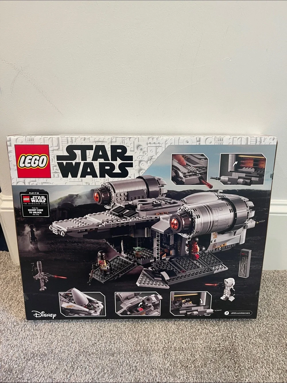 Lego Star Wars Razor Crest Toy - Gray, Black, White